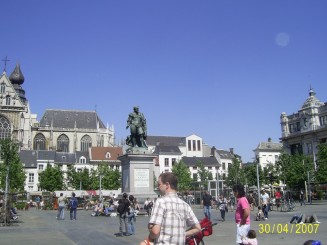 Centrul istoric al Antwerp (GroenPlaats)6-6-6